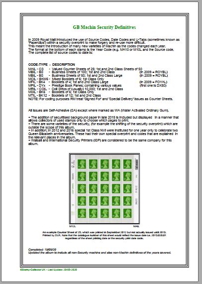 2009-2023 GB - COMPLETE Definitive / Security Stamp Album (A4) 2009-2023 GB - COMPLETE Definitive / Security Stamp Album (A4)